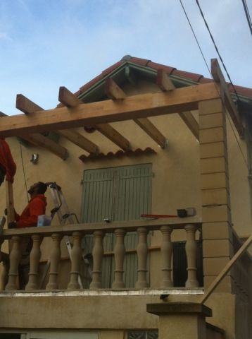 Réalisation d'un abri terrasse à vitrolles